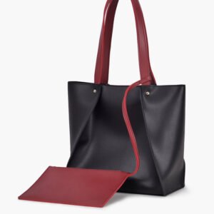 Black Red Tote Bag