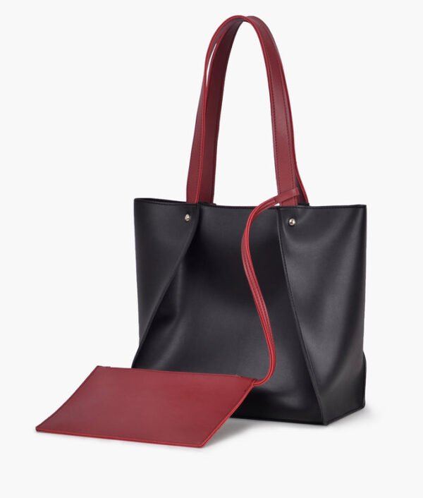 Black Red Tote Bag