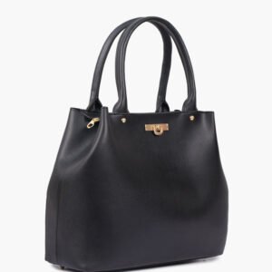 Elegant Black Tote Bag
