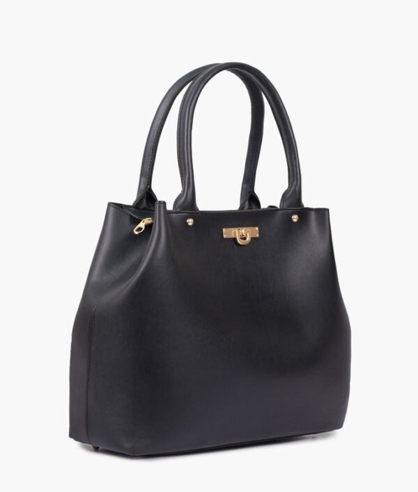Elegant Black Tote Bag