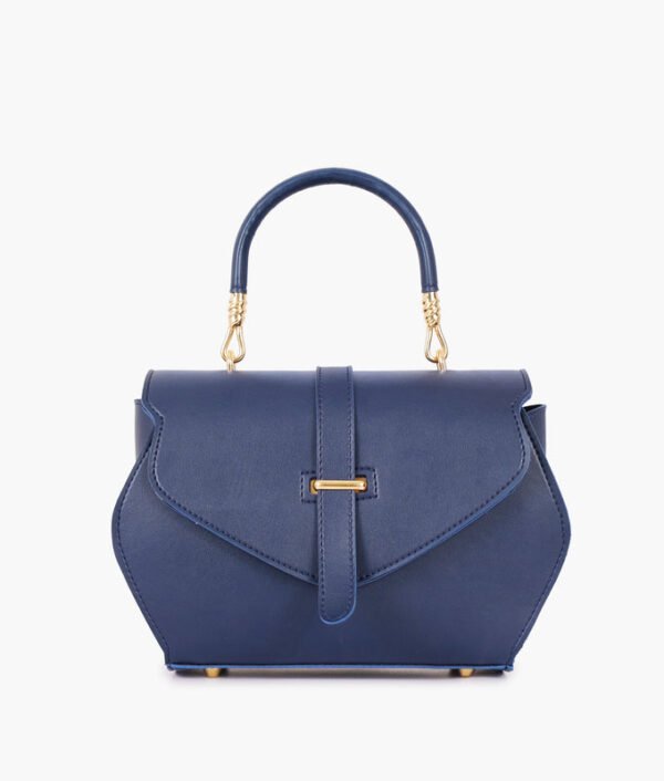 Blue Top Handle Bag