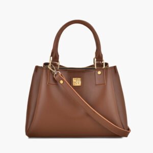 Classic Brown Tote Handbag