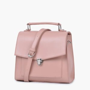 Elegant Peach Handbag