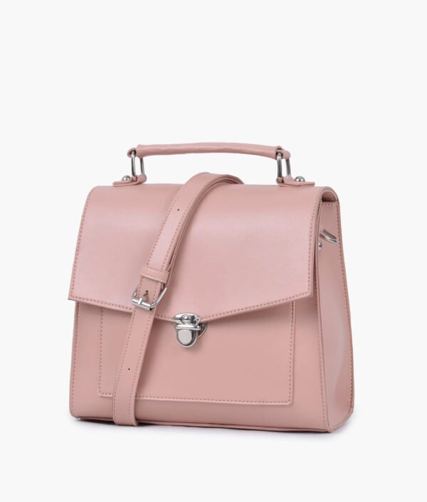 Elegant Peach Handbag