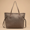 HR-BAG-001_1 Amlam Structured Handbag – Dark Brown
