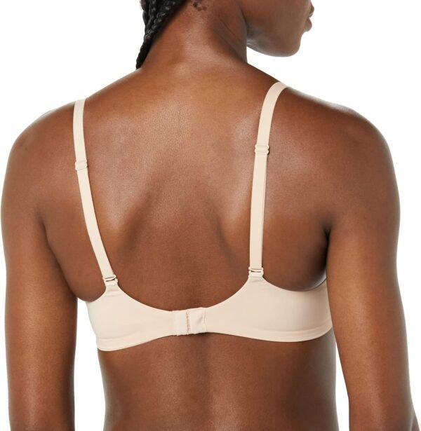 Everyday Lightly Lined Wireless Bra — back view, nude